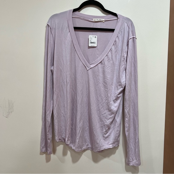 Free People Tops - NWT We The Free Relaxed Fit V-Neck Long Sleeved Tee Shirt